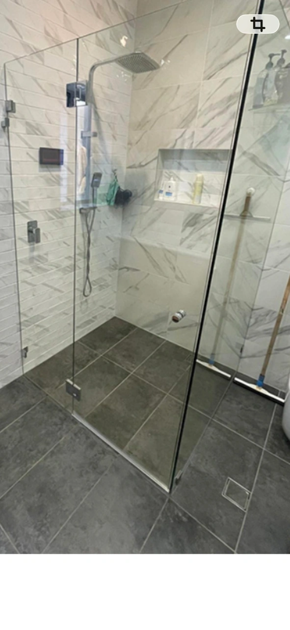 Leaking shower repair detail